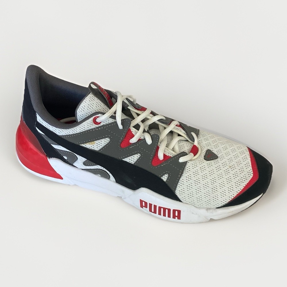 PUMA CELL PHAROS TRAINING MEN SHOES SIZE 13 White Gray Black Red